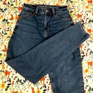 American Eagle high rise mom jeans